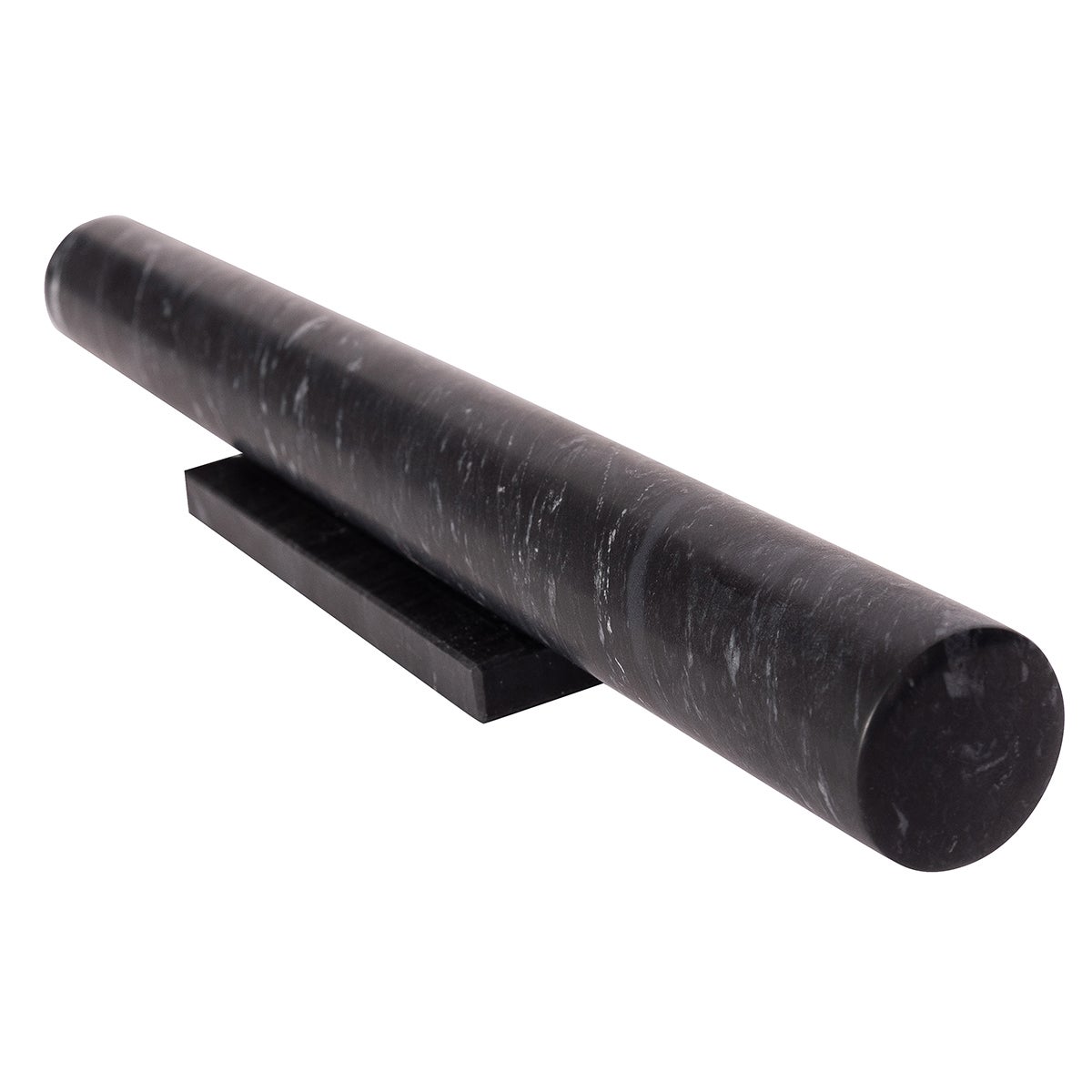Artifacts Trading Company Marble Straight Rolling Pin Black Matte